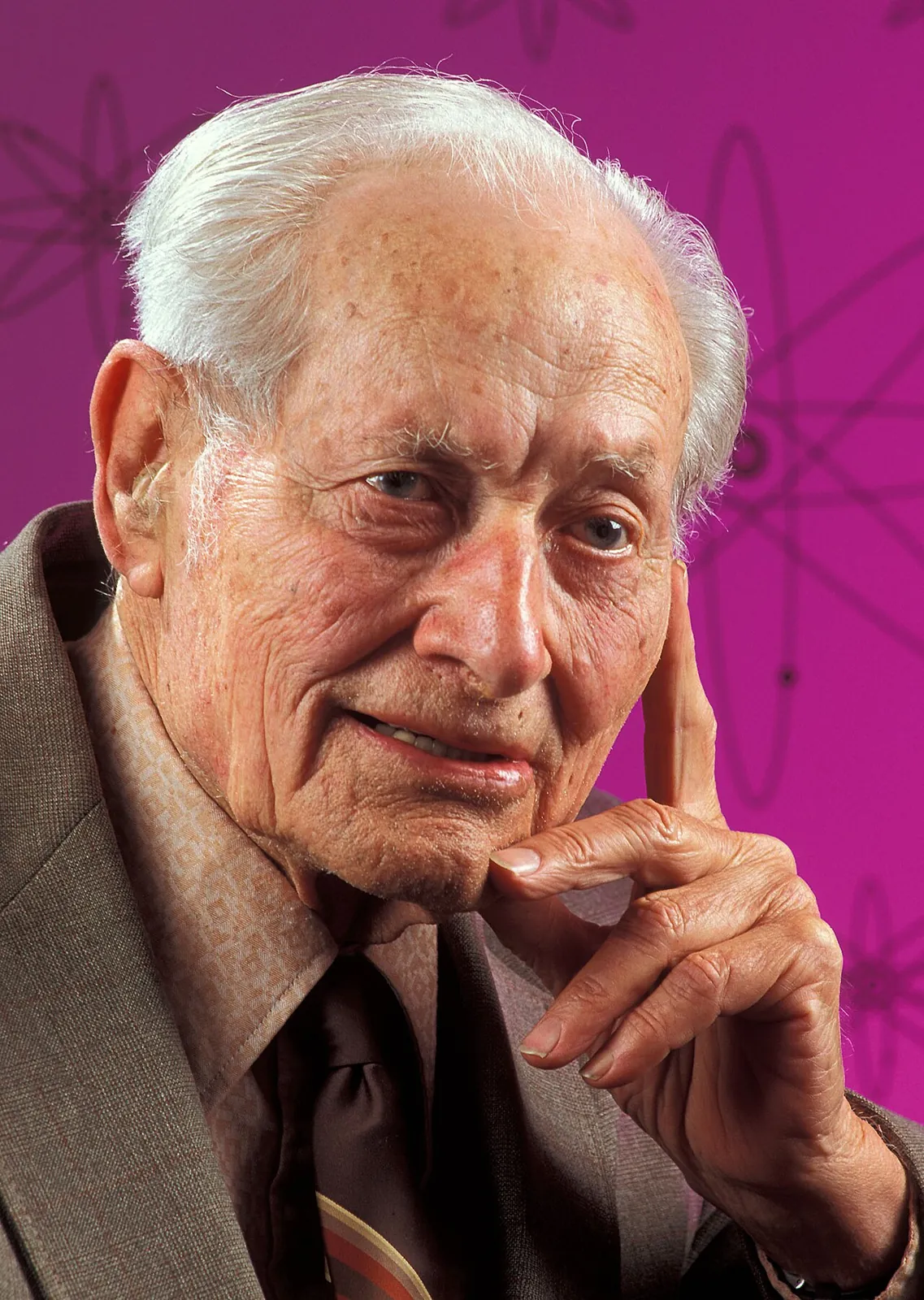 Portrait of USDA entomologist Edward F. Knipling, who came up with the sterile insect technique